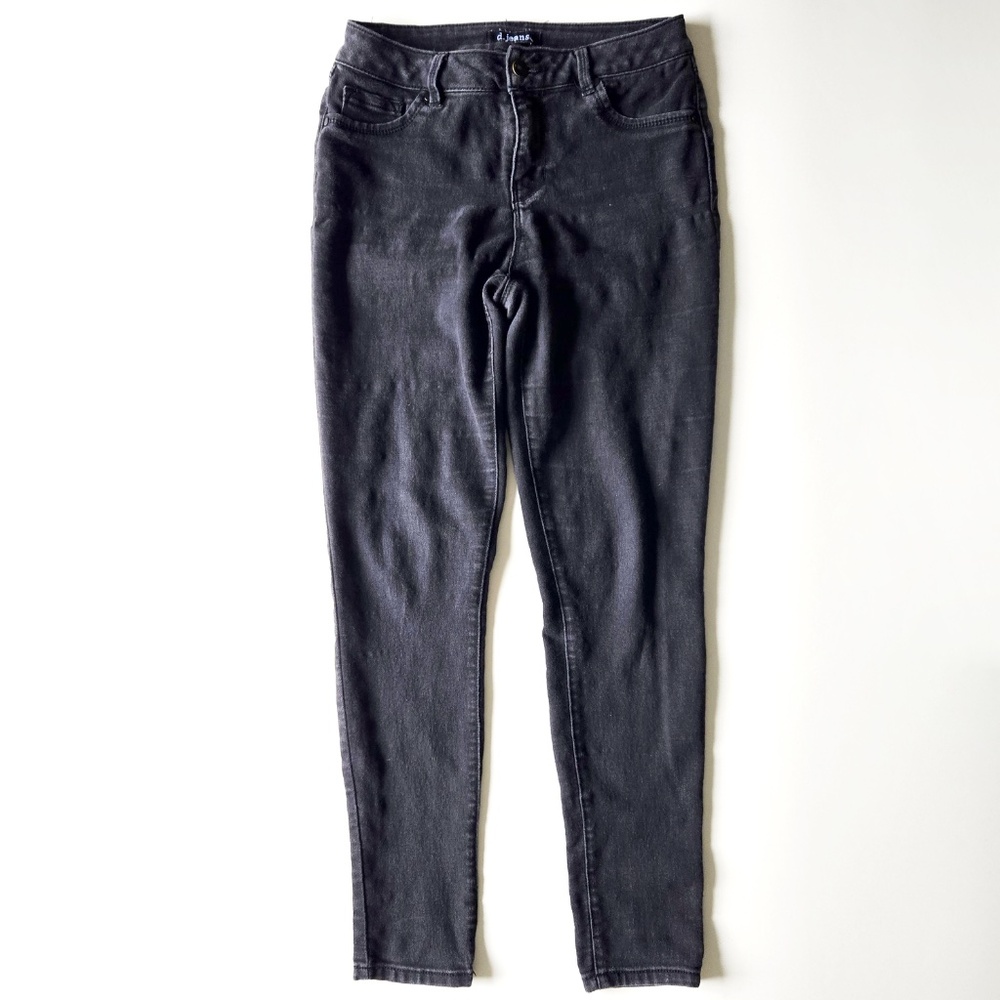 d. jeans (3Pairs) Women's Skinny Jeans In Black, Charcoal Black, & Blue - Picture 7 of 15